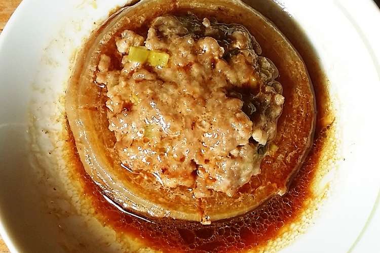 まあるいめんどくさがり玉葱onハンバーグ レシピ 作り方 By クックイシンボウ クックパッド 簡単おいしいみんなのレシピが366万品