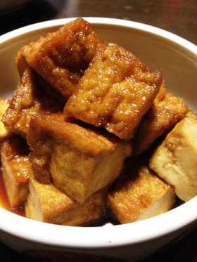 簡単♪厚揚げの甘辛煮