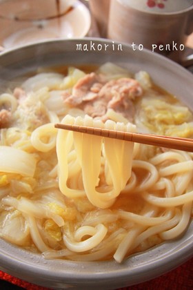 トロトロ白菜と豚肉の絶品うどん鍋