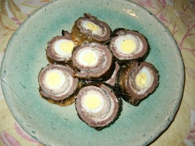 サンマのお月見揚げ