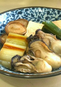 「今旬」牡蠣と豆腐の旨煮