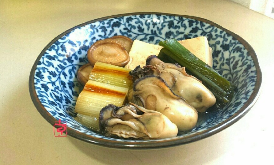 「今旬」牡蠣と豆腐の旨煮の画像