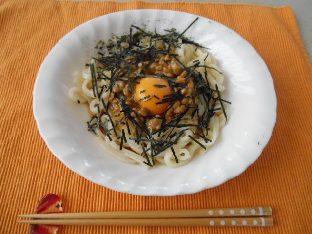 納豆おろしぶっかけうどんの画像