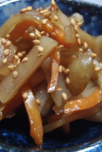 人参と菊芋の…胡麻風味「きんぴら」 