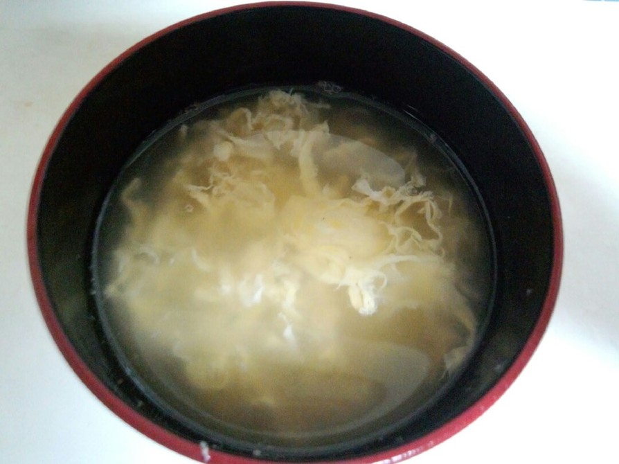国産たまねぎスープでふわふわタマゴスープの画像