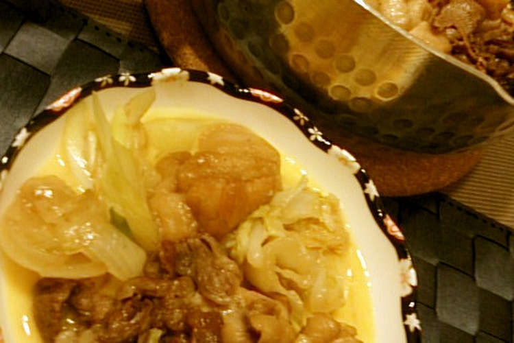 簡単 おうどん入りすき焼き煮 レシピ 作り方 By Classy クックパッド 簡単おいしいみんなのレシピが359万品
