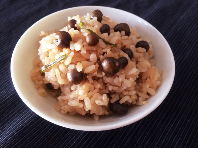 むかごの炊き込みご飯《醤油or塩》の画像