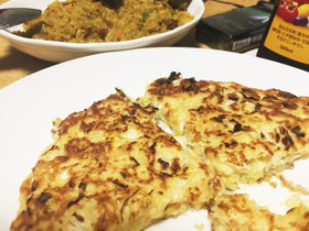 小麦粉不使用!ふわとろお好み焼き♪