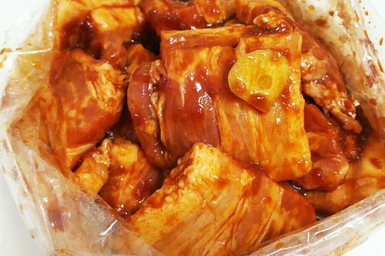 豚バラの焼き肉 バーベキューにも レシピ 作り方 By Pokoぽん 彡 クックパッド 簡単おいしいみんなのレシピが360万品