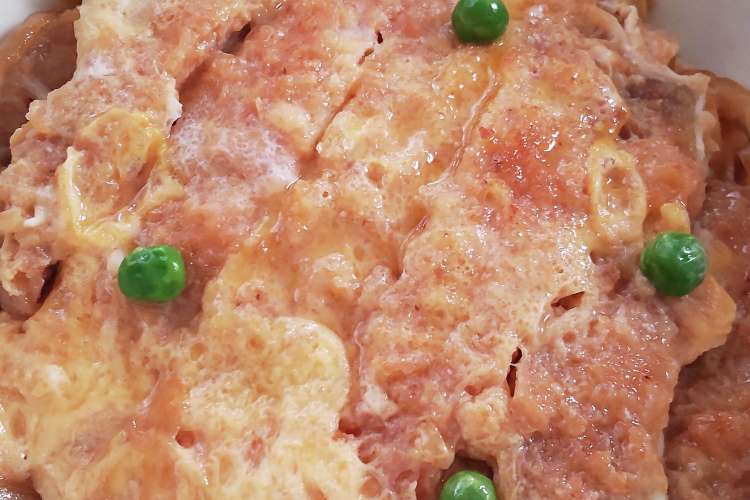 懐かし半熟とろとろカツ丼 海老フライも レシピ 作り方 By Pokoぽん 彡 クックパッド 簡単おいしいみんなのレシピが354万品