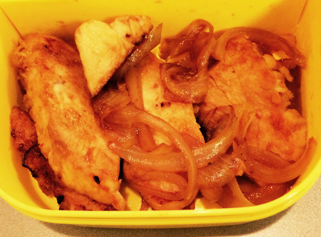 鶏むねの生姜焼き♫簡単◎の画像