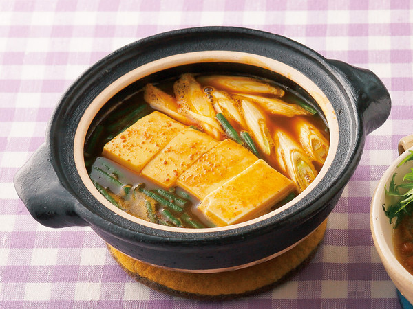 カレー風味湯豆腐