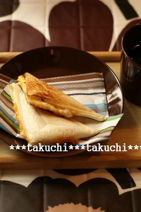スイートチリなホットサンド