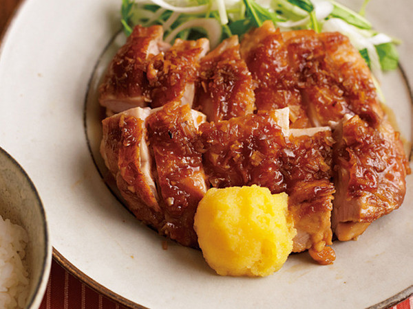 鶏肉のにんにく照り焼き