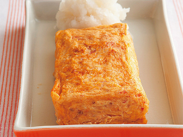 トマト缶の卵焼き