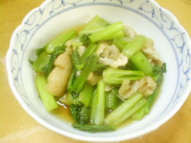 小松菜の炒め煮の写真