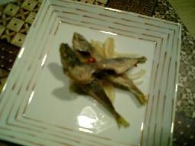 豆アジの南蛮漬け