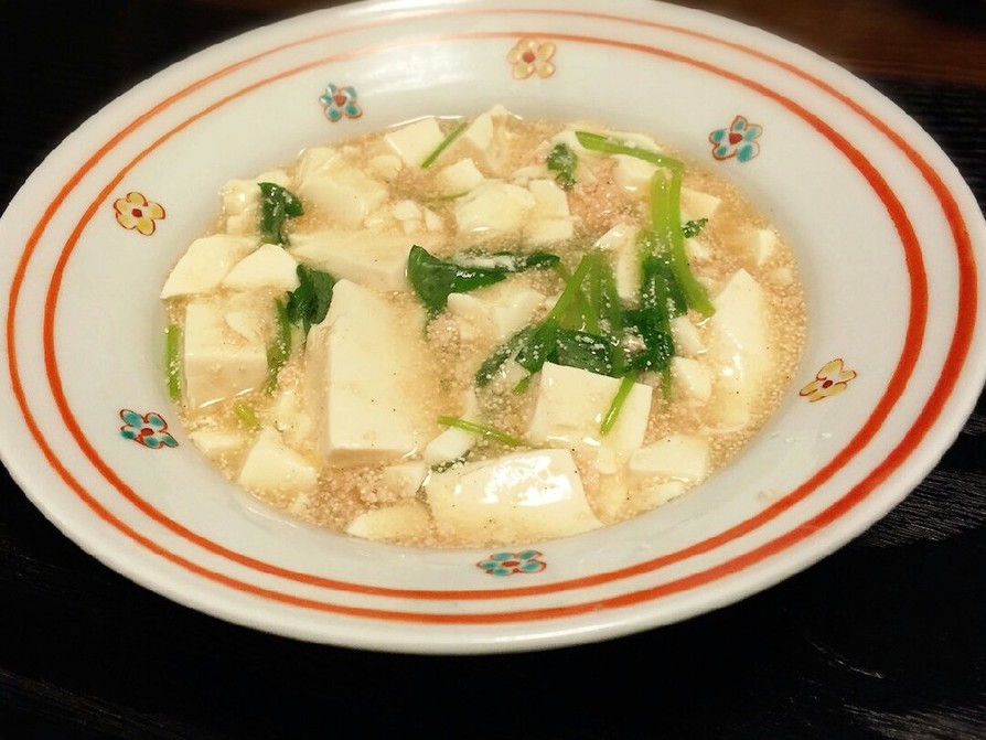 豆腐と明太子の和風あんかけスープの画像
