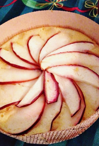 アップルチーズケーキ　簡単