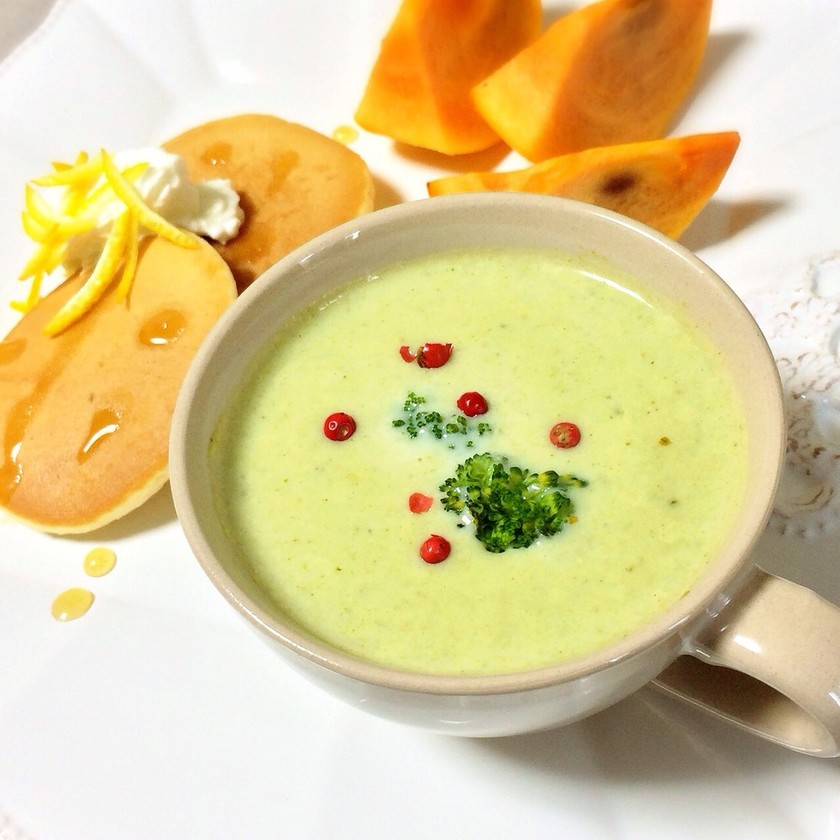 太鼓腹ブロッコリーチェダースープのレシピ