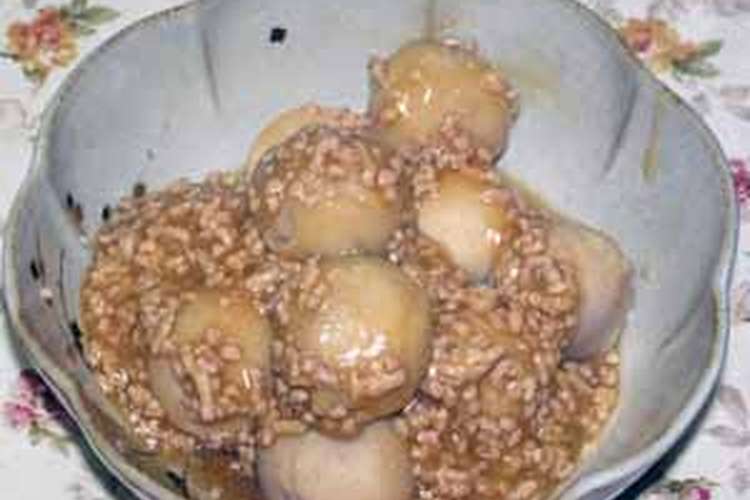 めんつゆde里芋のそぼろ煮 レシピ 作り方 By ひろりん ママ クックパッド 簡単おいしいみんなのレシピが355万品