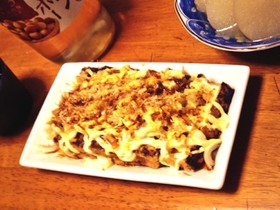 簡単!節約おつまみ!油揚げのサクサク焼き
