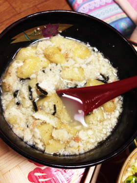 糖質制限!超低糖質の高野豆腐でお茶漬け♪