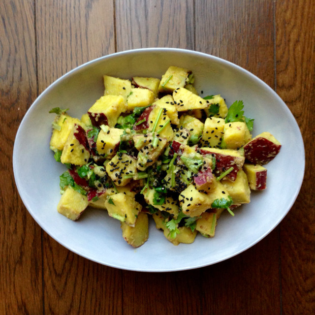 ポーランドソーセージとマスタードポテトサラダのレシピ