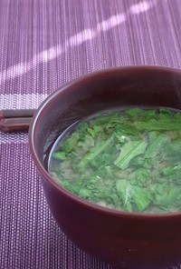 春菊のお味噌汁