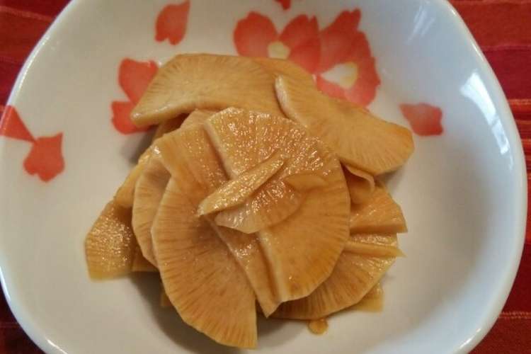 ねずみ大根の醤油漬け お好み大根でも レシピ 作り方 By たぬぴぃ クックパッド