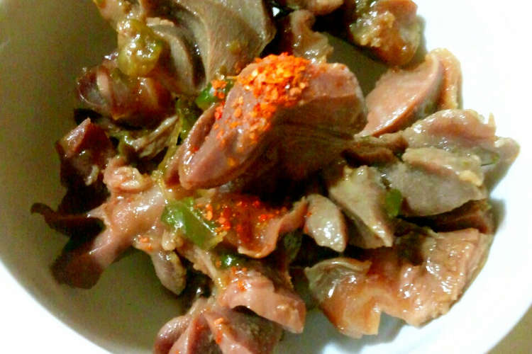 大人も子供も大好き 砂肝ピーマン レシピ 作り方 By Naomimama クックパッド
