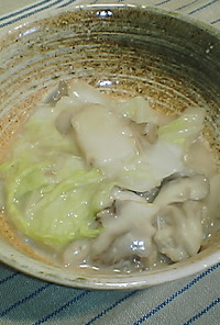 ◎白菜と舞茸の中華風クリーム煮
