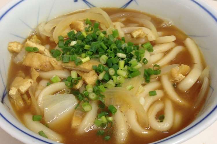 めんつゆ カレー うどん 煮るだけ♪めんつゆでラクラク♪『和風カレーうどん』