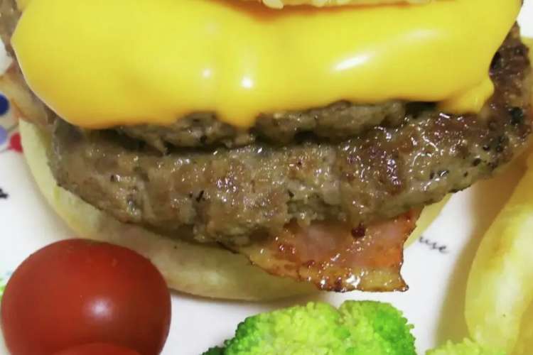 肉々しい ハンバーガーのパティ レシピ 作り方 By Pokoぽん 彡 クックパッド