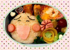 園児キャラ弁【てれてれ坊主】はなかっぱ