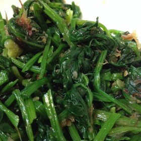 超簡単!ほうれん草とかつお節のおひたし