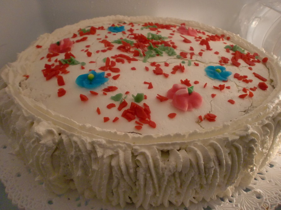 Francaおばさんの誕生日ケーキの画像