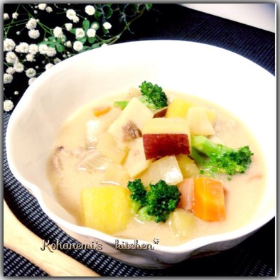 根菜と生姜で温♡和のクリームシチューの写真