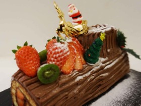フライパン クリスマスブッシュドノエル