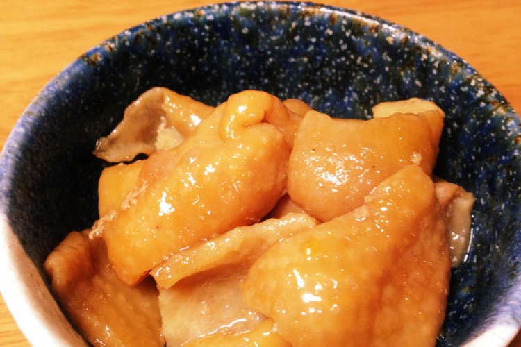 鶏皮の醤油煮 レシピ 作り方 By Doku肋骨 クックパッド 簡単おいしいみんなのレシピが366万品