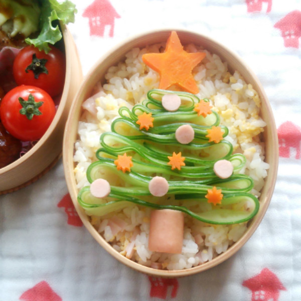 クリスマスツリー☆ちらし寿司の画像