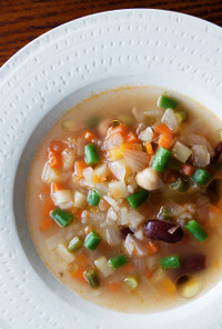 粒こんにゃく入りミラノ風野菜スープ