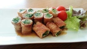 絶品★水菜の肉巻き