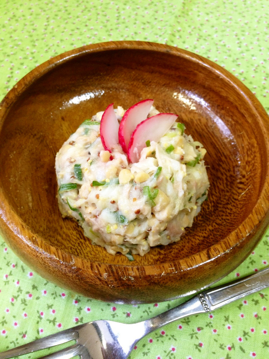 里芋と納豆のおつまみ風サラダ♪の画像