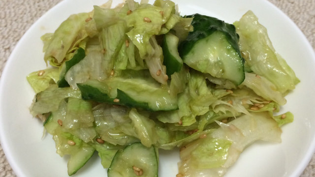 レタスときゅうりでお箸が止まらないサラダ レシピ 作り方 By Mini子の料理教室 クックパッド 簡単おいしいみんなのレシピが366万品