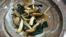 シモフリシメジの焼きキノコ(絶品!)