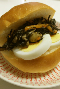 【リメイク料理】ひじきと卵のサンドイッチ