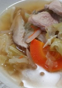 ♡冷蔵庫の野菜で簡単スープ♡