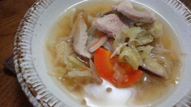 ♡冷蔵庫の野菜で簡単スープ♡の写真