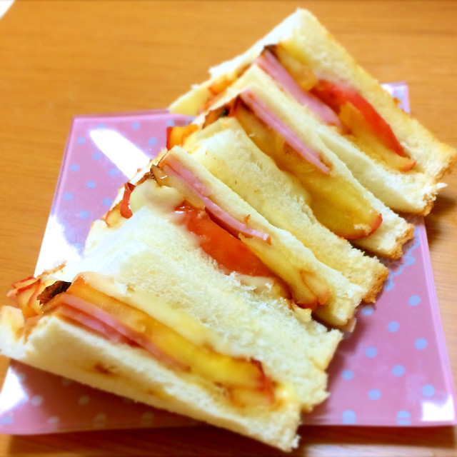焼き林檎サンド♡の画像